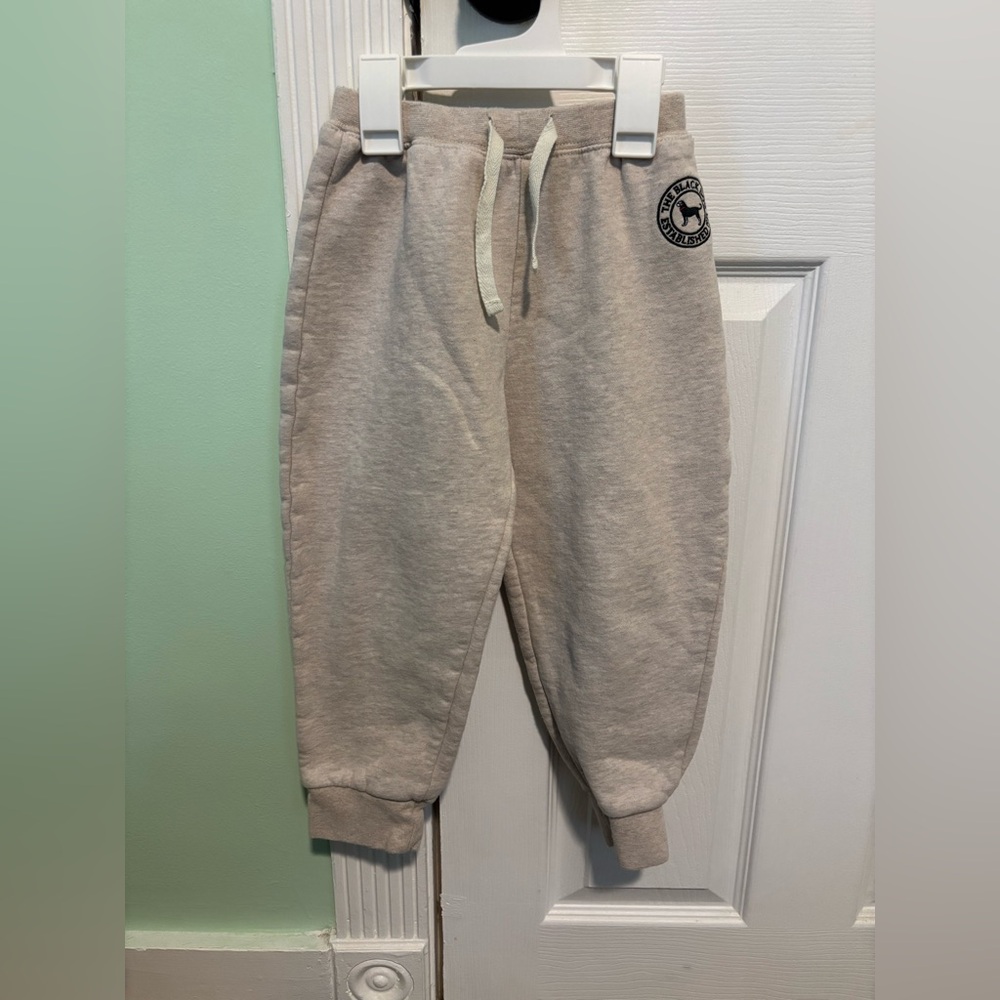 Boys Black Dog Joggers